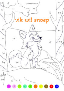 rekenplaat via wil snoep optellen en aftrekken tot en met tien gratis